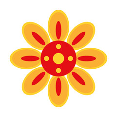 autumn season yellow flower