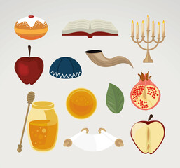 twleve yom kippur icons