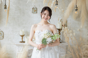 日本人の花嫁・ウェディングドレス