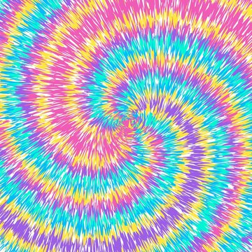 Abstract pastel swirl background. Tie dye pattern. Vector illustration.	