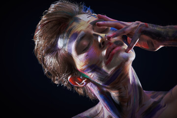 creative body painting