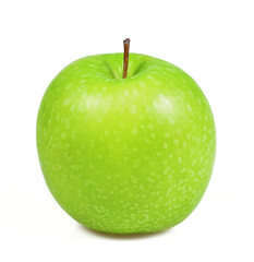 Green apples Isolated on a white background