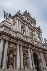 Fototapeta na wymiar Church of Santa Maria del Giglio in Venice, Veneto, Italy, Europe, World Heritage Site