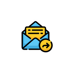 Share email icon. Share message icon
