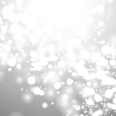 bokeh silver grey background snowflake snow shine