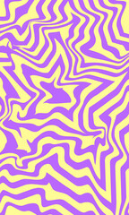 1970 Trippy and Wavy Swirl Pattern. Vintage Psychedelic. Hand-Drawn Vector Illustration. Seventies Style, Groovy Wallpaper, Print. Flat Design, Hippie Aesthetic. Y2K. 70s, 80s, 90s vibes.