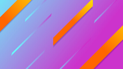 Minimal geometric background. Dynamic bright gradient liquid abstraction with rectangles shaped composition.