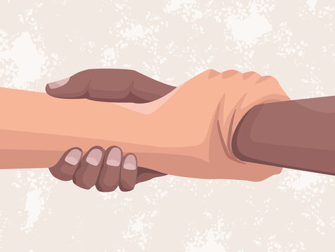 solidarity hands connecting