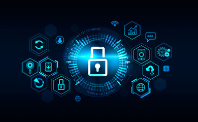 Data protection lock with diverse symbols and binary