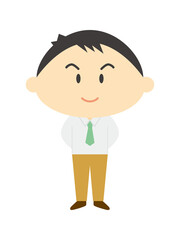 黒髮のサラリーマン