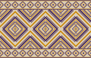 Beautiful carpet Aztec art. Geometric ethnic seamless pattern in tribal. American, Mexican style. Design for background, wallpaper, illustration, fabric, clothing, carpet, textile, batik, embroidery.