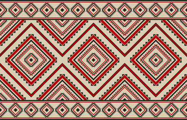 Beautiful carpet Aztec art. Geometric ethnic seamless pattern in tribal. American, Mexican style. Design for background, wallpaper, illustration, fabric, clothing, carpet, textile, batik, embroidery.