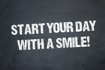 Fototapeta premium Start your day with a smile!