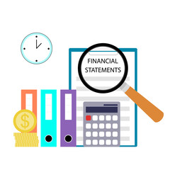 Financial statement annual, calculation and report analysis