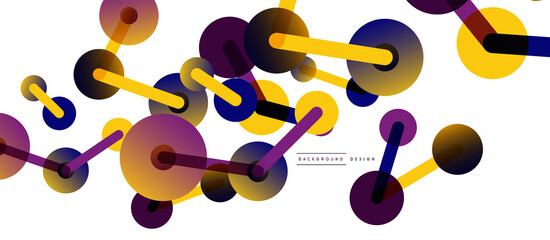 Network concept abstract background. Dots connection. Big data idea. Business template for wallpaper, banner, background or landing