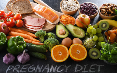 Food products recommended for pregnancy. Healthy diet