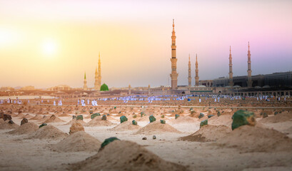 Medina, Al-Madinah Al-Munawwarah, Saudi Arabia - Al Masjid an Nabawi Medina Grand Mosque 