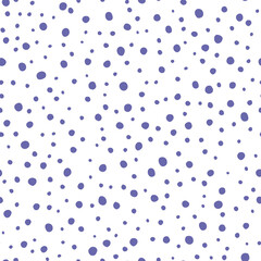 Materiał do szycia Very peri color dots seamless pattern.