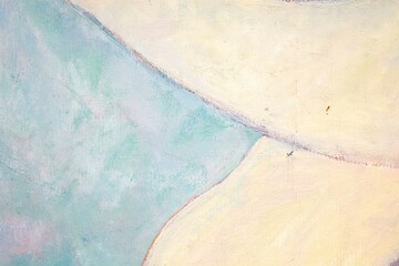 Abstract light background with impasto texture. Photic brushstroke of oil painting close-up. Colorful gentle thick paint texture banner design, template social media creative backdrop, cover, poster.