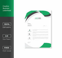 Elegant Business Letterhead Design Template