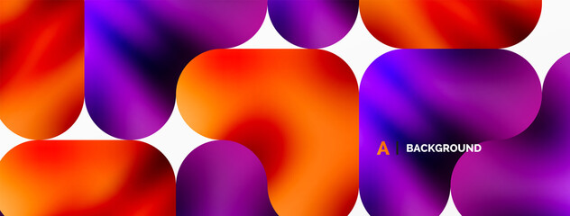 Round shapes and circle geometric abstract background. Vector Illustration For Wallpaper, Banner, Background, Card, Book Illustration, landing page