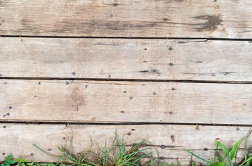 old wooden wall