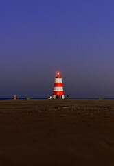 lighthouse on the shore