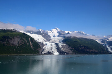 Obraz premium Bryn Mawr Glacier in College Fjord, Alaska 