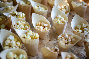 Wedding Popcorn Favours