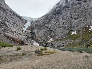 The Briksdalsbreen (Briksdal) glacier, norway