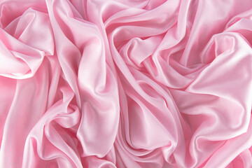 Smooth elegant pink silk or satin texture can be used as a wedding backdrop. luxury background design