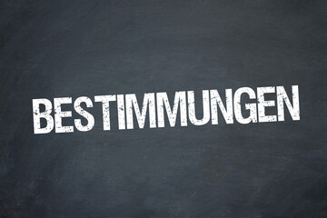 Bestimmungen