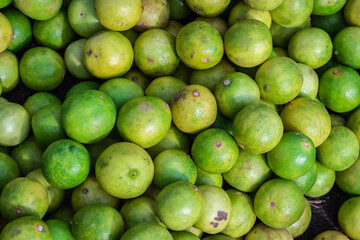 fresh organic lemons from farm close up from different angle