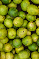 fresh organic lemons from farm close up from different angle