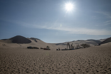Fototapeta na wymiar Huacachina desert