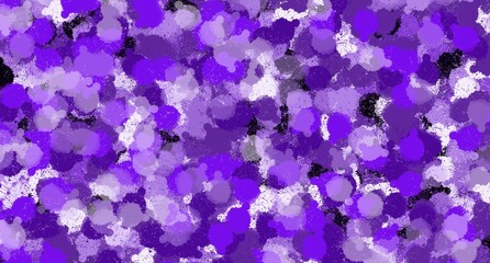Fototapeta na wymiar Small purple blots illustration in pantone color. Good for advertising, poster, your website banner.
