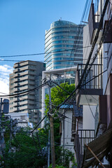 Fototapeta premium 折り重なるように建つ赤坂のビルたち