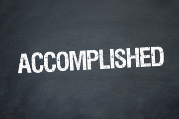 Obraz premium Accomplished