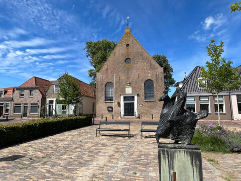 Old church in the town Kuinre