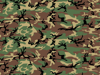 迷彩 ウッドランド