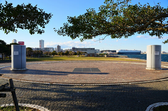 うみかぜ公園　横須賀市平成町の風景　日本
