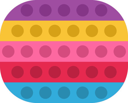 pop it flat icon