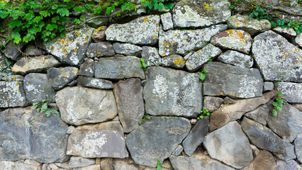 石の外壁ブロックのテクスチャ素材