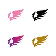 Salon logo vector icon set