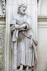 Obraz premium Chiesa di San Matteo, Lecce, Apulia.Statue of Saint James.