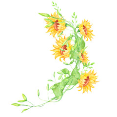 sunflower wreath 
