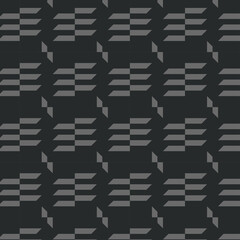 Geometric seamless pattern, background, monochrome, vector