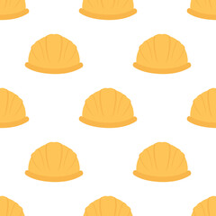 seamless pattern with construction helmet, vector illustration