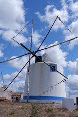 Old Windmill in portuguese contryside 