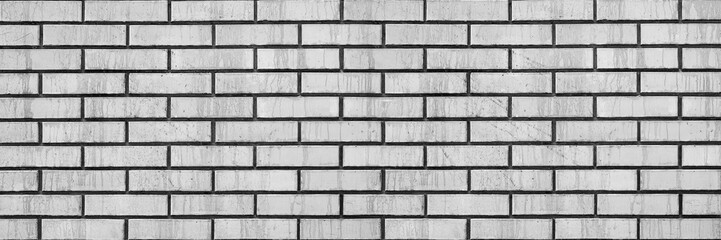 Brick wall background. The texture of smooth brickwork. Creative background for art.